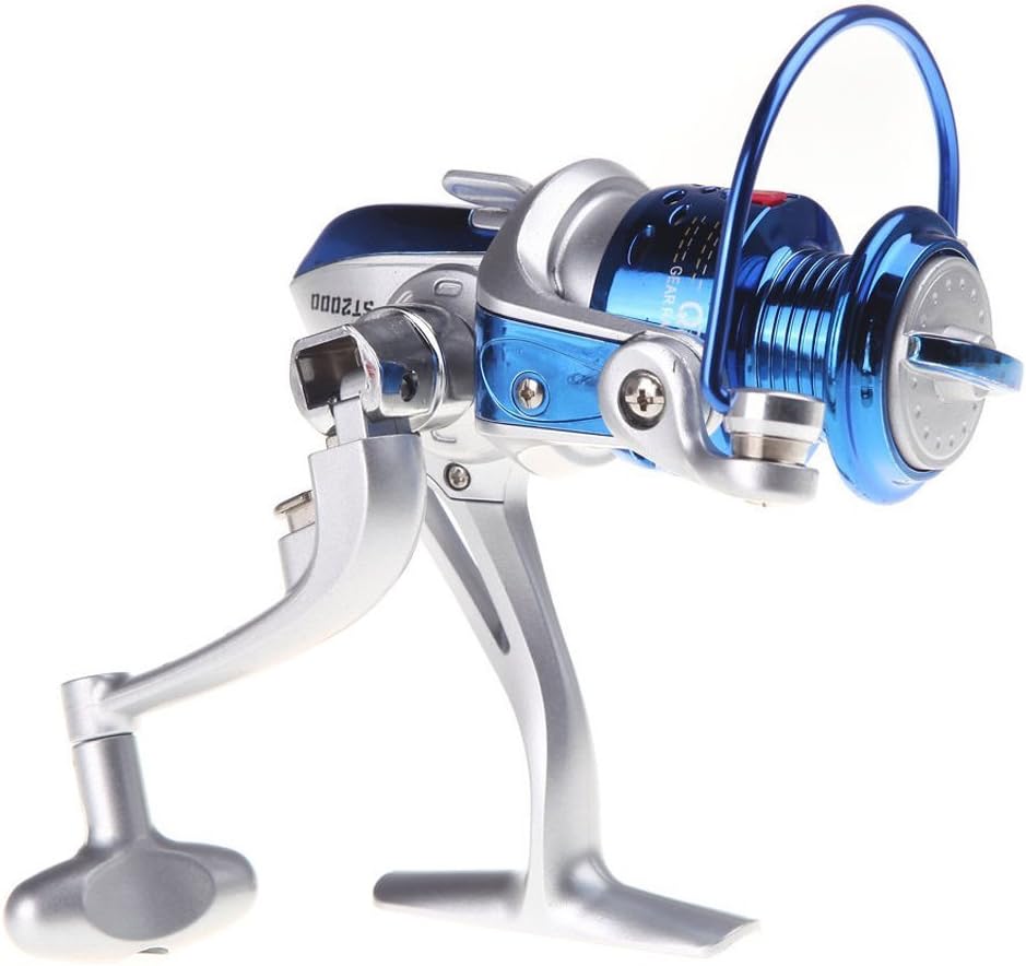 Fishing Reel - Qunhai High Speed 8BB Ball Bearing Left/Right Handle Fish Fishing Spinning Reel 5.1:1 Blue