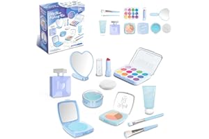 COSAWAY Makeup Kit Play Set, Pretend Makeup Toys for Girls Gifts 3-5 Years Old (Not Contains Real Cosmetics)