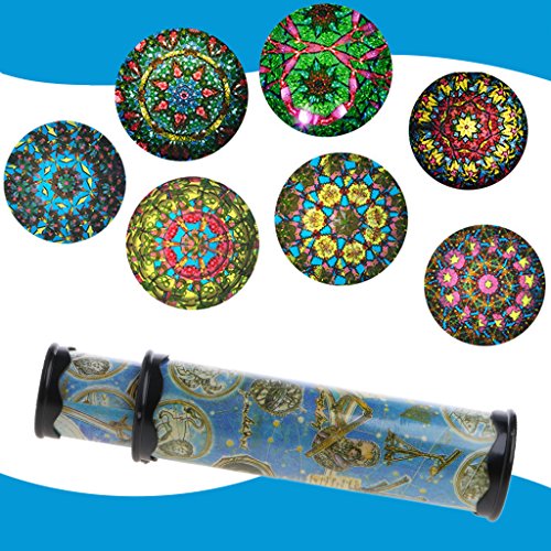 Yeahii Children Kaleidoscope Kids Toddler Educational Science Developmental Toy Gift (L)