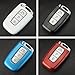 iJDMTOY (1 Exact Fit Gloss Metallic Red Smart Remote Key Fob Shell for Hyundai Veloster Sonata Elantra Genesis Kia Optima Forte (Please Double Check The Year/Fitment in Description)