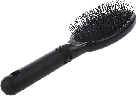 Sodial R Black Hair Extension Hairbrush Brush Loop For Silicone