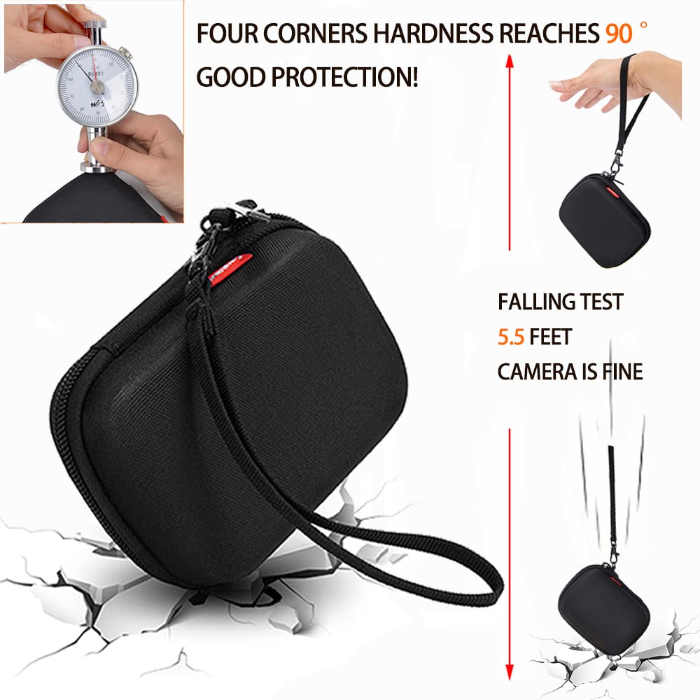 Cwatcun Carrying & Protective Case for Digital Camera, Small Camera Pouch for AbergBest 2.7