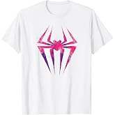Marvel Spider-Man Across The Spider-Verse Part 1 Pink Logo T-Shirt