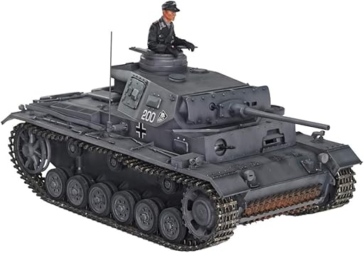 Hooben 1 10 Panzer Iii J Medium Tank Pz Kpfw Iii Ausf J 1 Rtr Rc Tanks Amazon Co Uk Toys Games