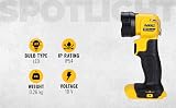 DEWALT DCL040-XJ 18V XR Cordless Work Light LED Torch Black Yellow view 2