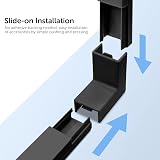 shinfly 4.8m Black Cable Trunking 15x10mm Self Adhesive Kit view 3