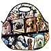 icolor Dogs Design Hot Kids Neoprene Insulated Lunch Food Tote Bag Box cover baby bag Gourmet Handbag lunchbox Case For School work LB-115
