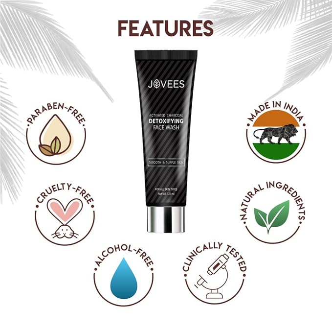 jovees charcoal face wash