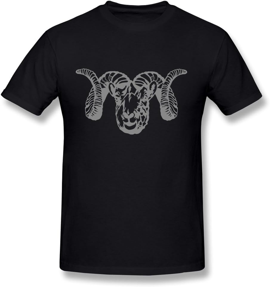 WSB Men's T-Shirt Gerald G Dall Sheep RAM Stylized Black