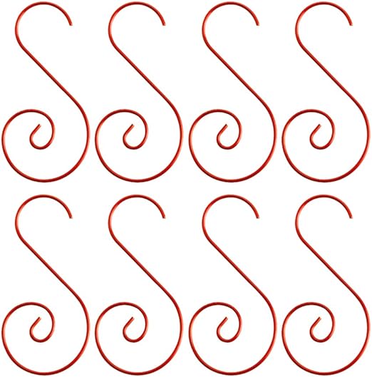 TOYANDONA 200 unidades de colgadores para bolas de Navidad en forma de