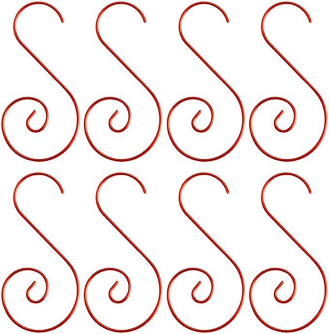 TOYANDONA 200 unidades de colgadores para bolas de Navidad en forma de