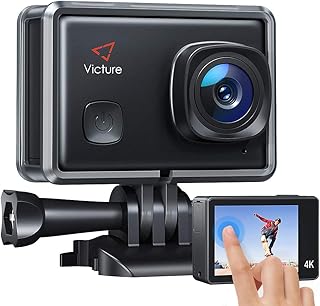 Victure AC900 Action Cam Webcam PC Camera Echte 4K 20MP WiFi Touchscreen Unterwasserkamera wasserdichte 30M Helmkamera mit Extreme Video und 8 Filtereffekte