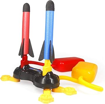Amazon Co Jp Onev Ft ロケットランチャー おもちゃ 足ロケットランチャーおもちゃ ペダルロケット 知育玩具 子供用アウトドアスポーツ用品 レキシブル 長距離 こども玩具 人気 公園ロケット スポーツ アウトドア