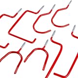 Blackspur BB-HA105 Storage Hook Set 8 Pc Plastic Coated Garage Shed Hooks view 2