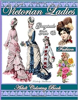 Amazoncom Victorian Ladies Fun Fashion Grayscale Adult - 