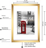 Scholar Tree A4 Picture Frame Set of 3 with Mount Freestanding Wall Mountable view 3