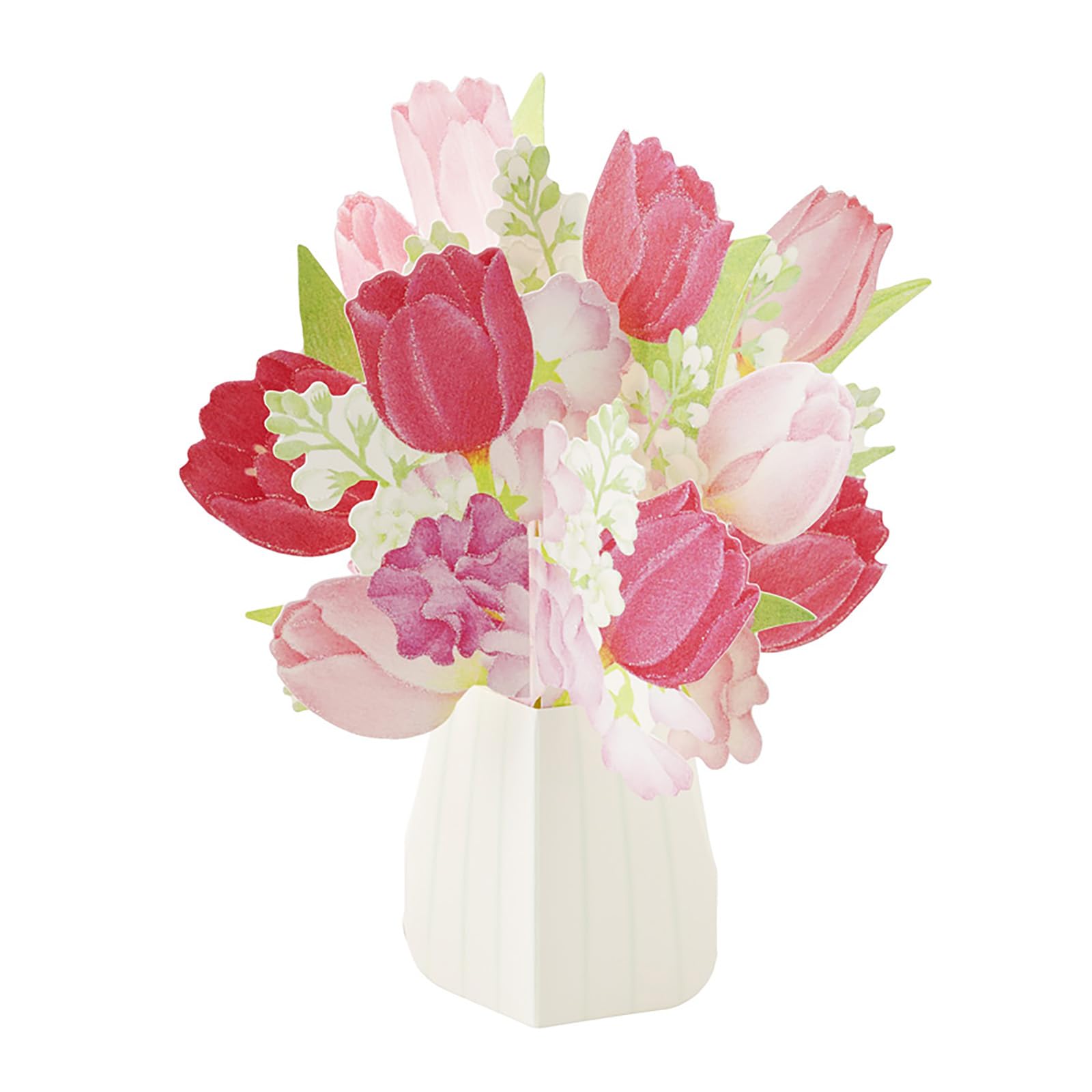 サンリオ(SANRIO) メッセージカード 春 白い花瓶にチューリップ JSC 10-5 718050商品画像