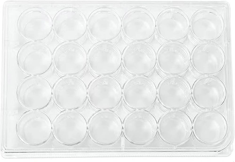 Scienfocus Lab 24 Well Culture Plate Transparent Injection Molded Pack 10