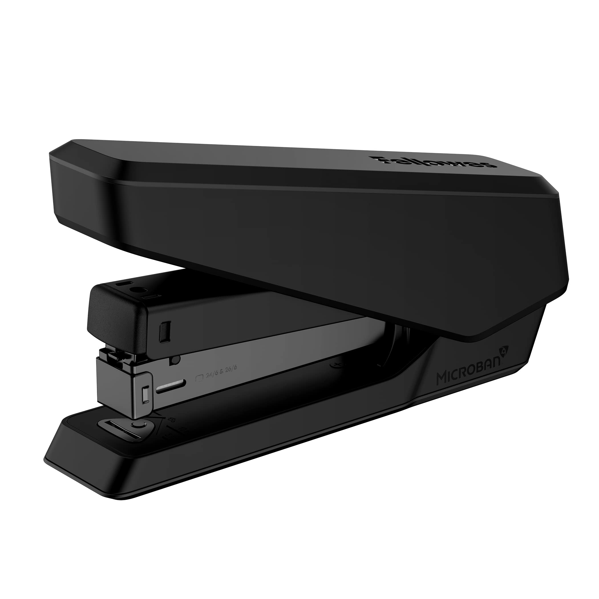 Fellowes LX850 EasyPress Office Stapler, Effortless One-Touch Stapler for Classroom, Home and Office, Holds Full Strip of Staples, 25 Sheet Capacity, Black