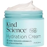 Kind Science Hydration Cream - Moisturizer Face Cream For Women - Anti Aging for Day and Night - Visibly Reduces Wrinkles, Improves Smoothness & Elasticity - Fragrance Free, Cruelty Free, 2 oz