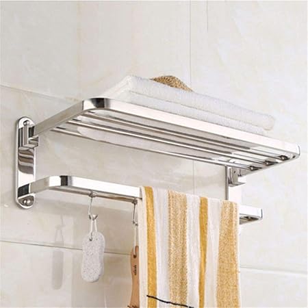 CBXSF Wandmontage Modern Sliver Polish Faltbarer Handtuchhalter Hotel