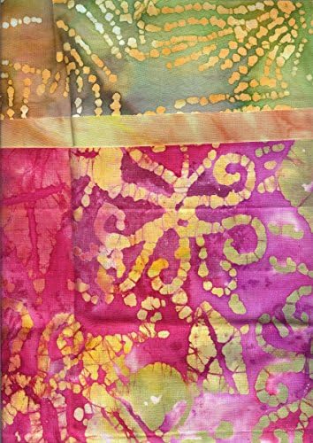 Sleep in Beauty Handmade Pillowcase Pair by Elaine Larson with Reiki Energy - Vibrant Hot Pink Batik