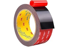 Double Sided Tape, Heavy Duty Mounting Tape, Made of 3M Waterproof Foam Tape, for Indoor Outdoor Car LED Strip Lights, and Ho
