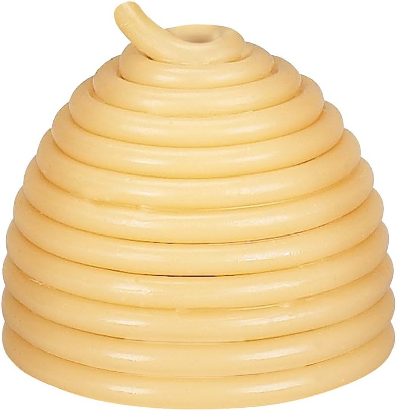 Candle by the Hour 50-Hour Beehive Candle Refill, Eco-friendly Natural Beeswax with Cotton Wick: Home & Kitchen