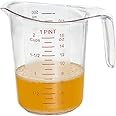 Restaurantware-Chef 101 1 Pint Measuring Jar, 1 Durable Measuring Beaker - Metric and Imperial Units, V-Shaped Spout, Clear P
