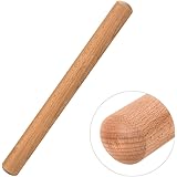 Rolling Pin - Wooden Rolling Pins for Baking Non Stick, VANZAVANZU 15-3/4 Inch Professional Wood Dough Roller for Pasta, Fondant, Cookies, Pizza and Dough, Eco-friendly and Safe (15-3/4 Inch)
