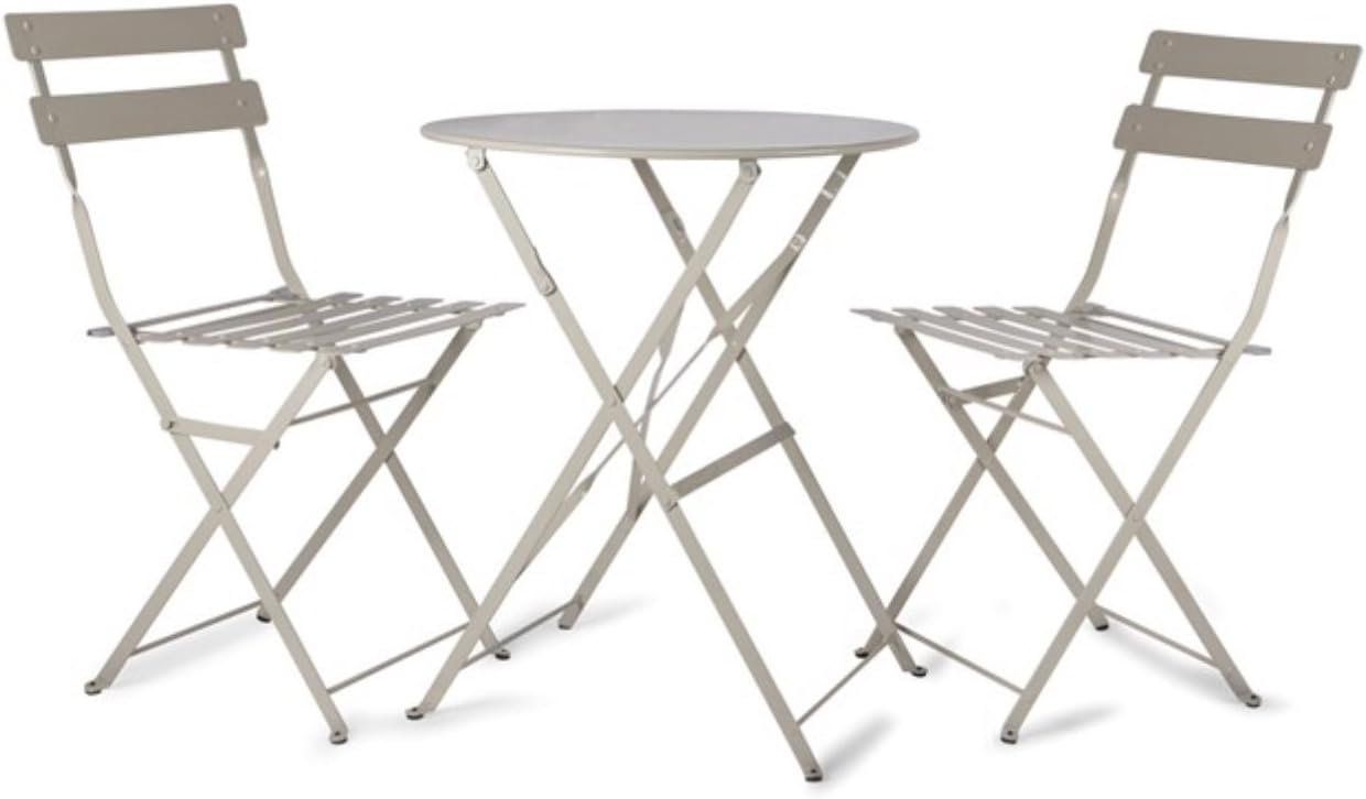 Amazon.de: Garten Bistro Set Metall Outdoor – Clay – Deluxe wetterfest