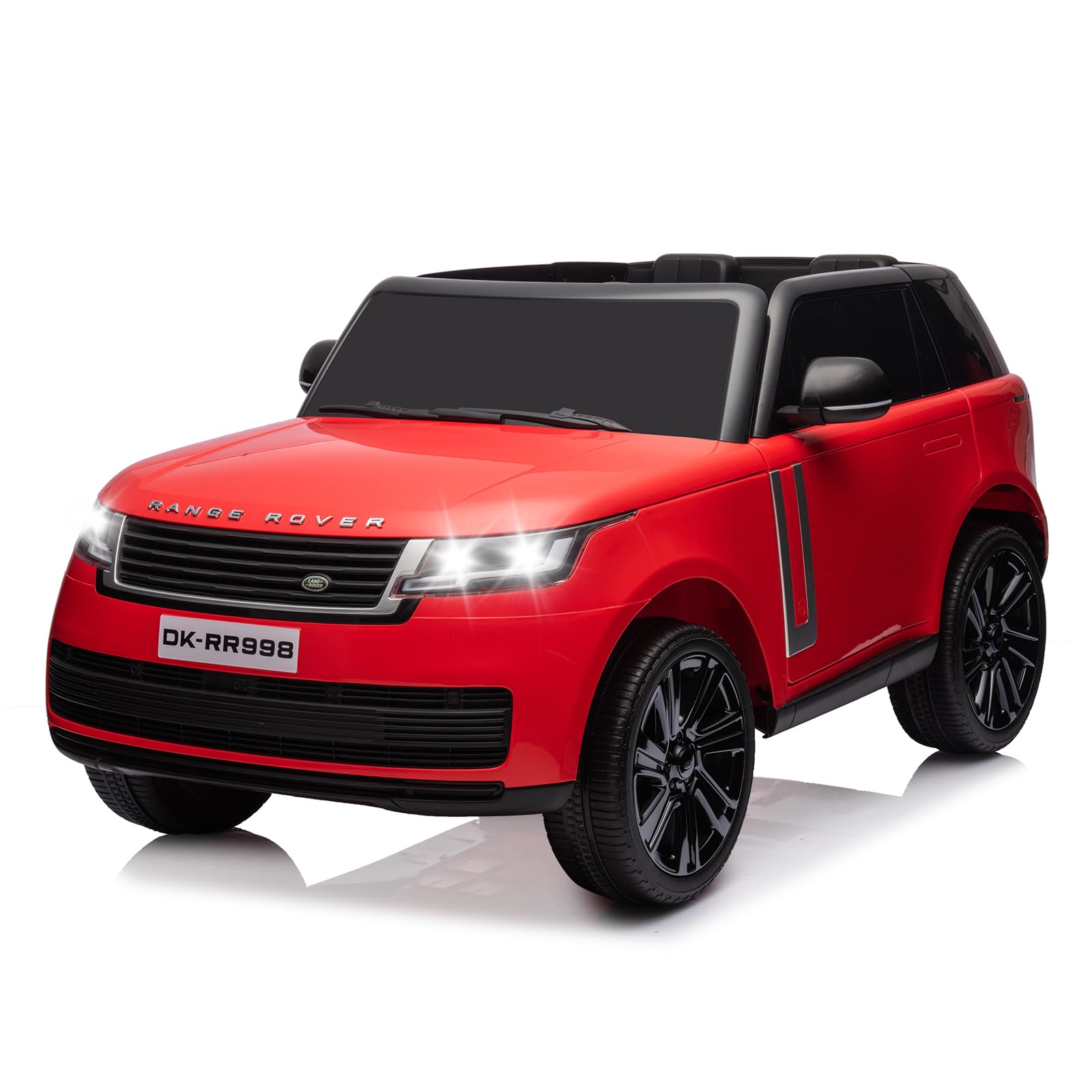 Photo 1 of GAOMON 24V 2-Seater Licensed Land Rover Ride On Car Toy w/Parent Remote Control, 3 Speeds, Wireless Music, MP3 Player, Electric Car for Kids Ages 37-95M,Red