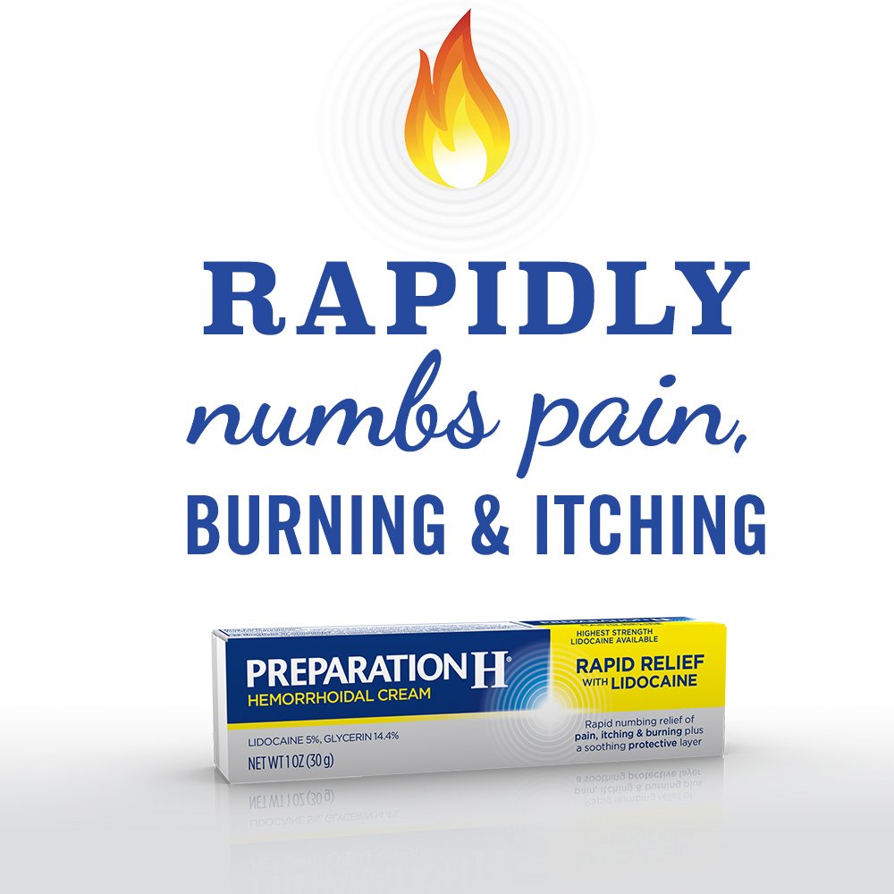 Preparation H Rapid Relief with Lidocaine Hemorrhoid Symptom Treatment