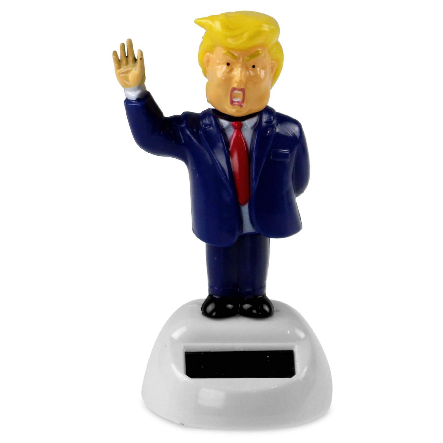 Puckator The President Trump Solar Pal - Home Office Table Desk Dashboard Car Decor Decoration - Gift Ideas - Gifts For Teenage Old Boy Girl Dad Mums - Powered KIds Toys Toy Figure Figures