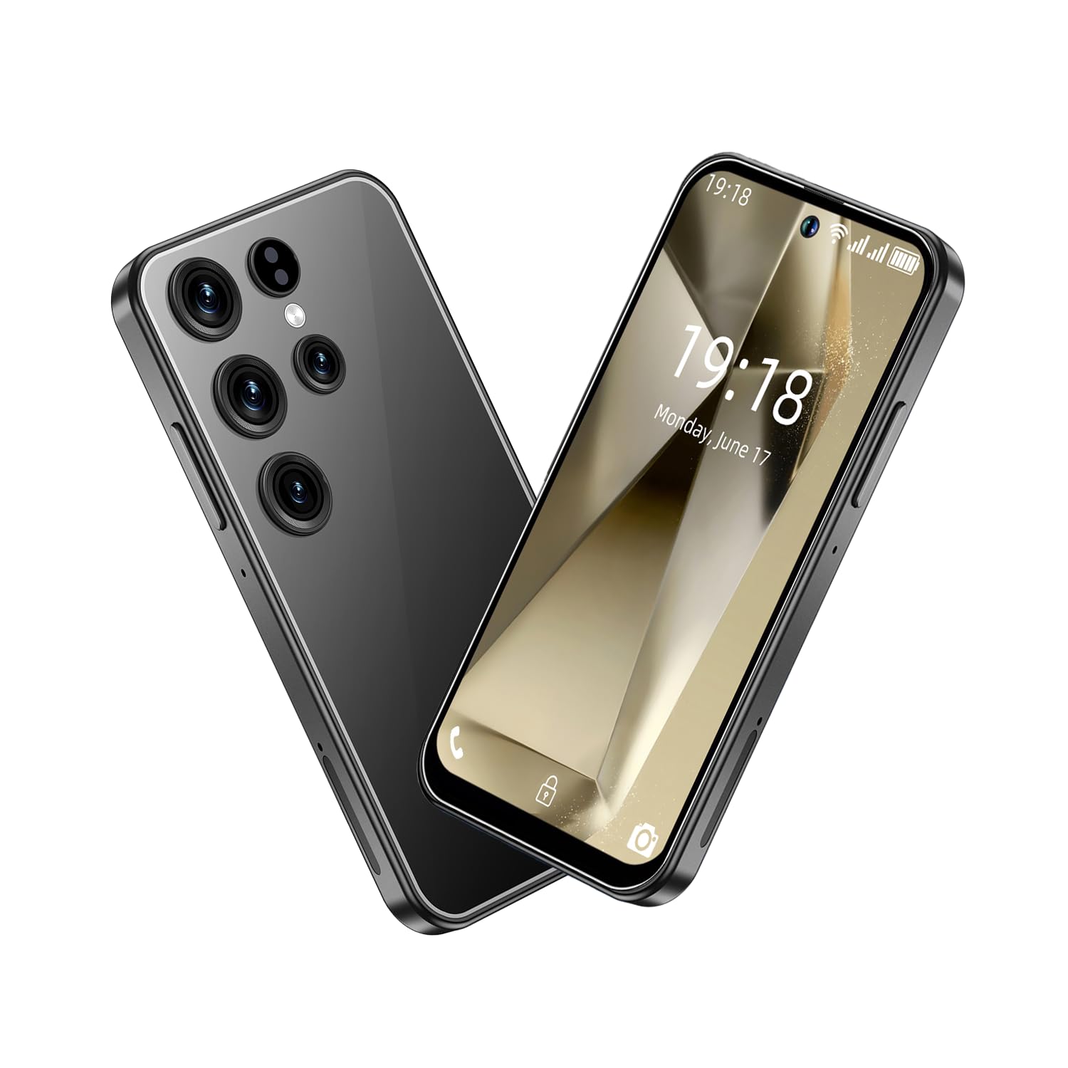 TalkCeLL 4G mini Smartphone Unlocked for Kids, 4.0 inch HD Display, 3GB RAM+32GB ROM,Dual SIM Dual Camera,Android 10.0,WiFi,Bluetooth,GPS Pocket (XS25mini-Black)