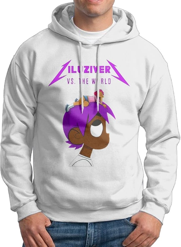 Amazon.com: VicRomanko Man's Lil-Uzi-vert Long Sleeve Young Custom Drawstring Boys Sweater XX 