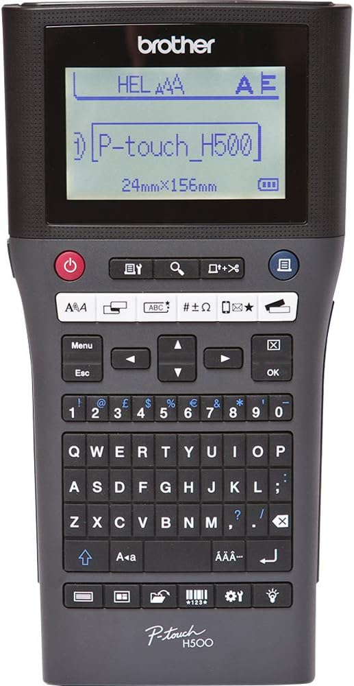 Brother PTH500 Label Maker, USB 2.0, PTouch Label Printer, Handheld