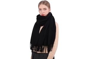 RIIQIICHY Winter Scarfs for Women Pashmina Shawls Wraps for Evening Dresses Large Warm Soft Scarves