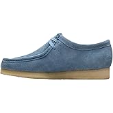 Men's Clarks Wallabee Low - French Blue Suede