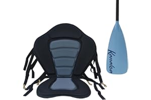 Boardworks Kanaloa Seat Conversion Kit - Paddleboard Kayak Seat - with Paddle Blade end, Black, One Size, (8050029)