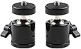 Eggsnow 1/4" Mini Tripod Ball Head Bracket Holder Mount Ballhead for DSLR Camera-2pcs