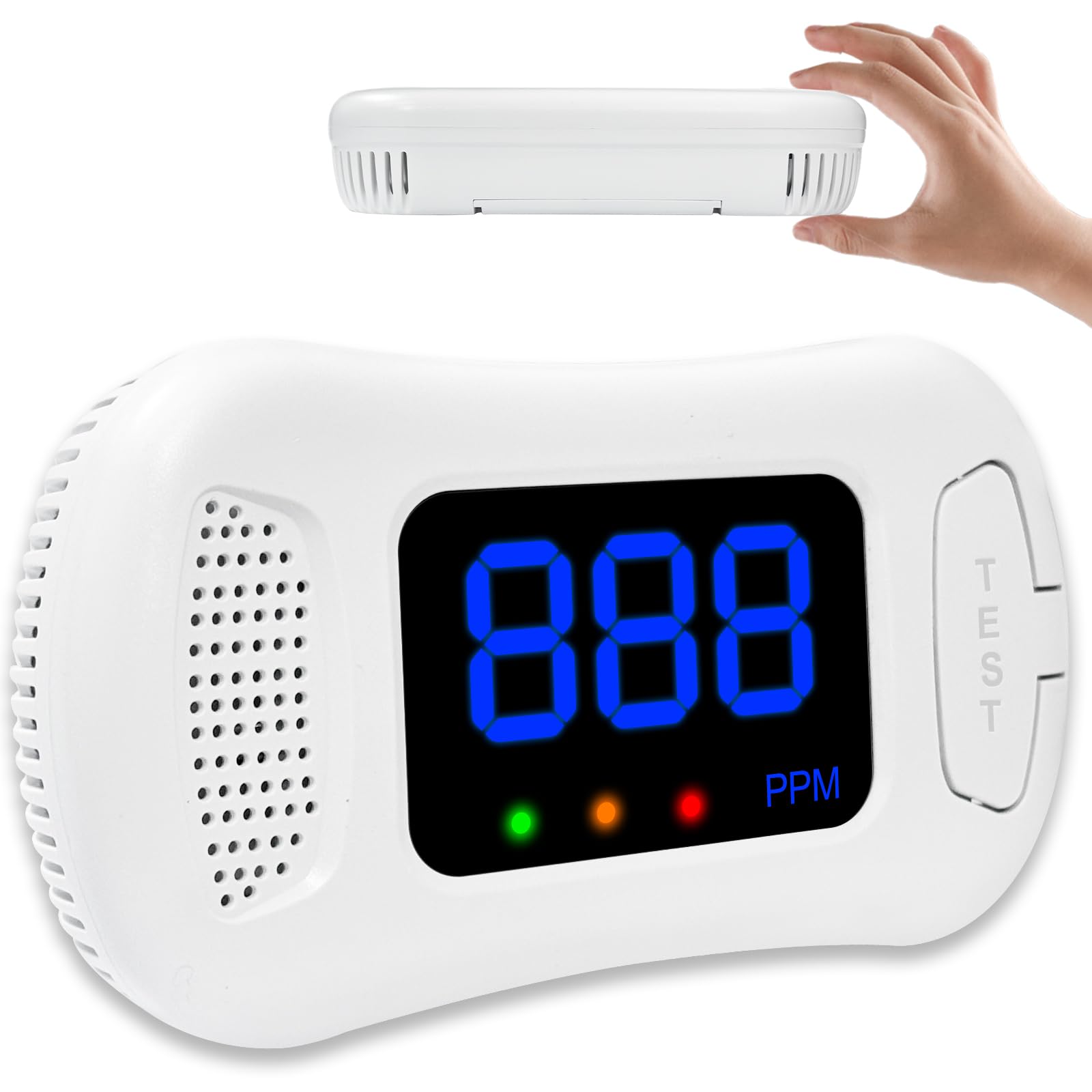 Carbon Monoxide Alarm, CO Detector With LED display, EN50291，Carbon Monoxide Detector for Home Safety,Disaster prevention supplies (COD7)