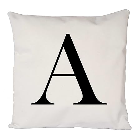 Scrabble Alphabet Letter A Pillow Case Cushion Cover Home Sofa