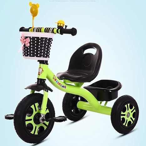Moolo Triciclos para con asa Padres, niños pequeños, Triciclo, Paseo en 3 Ruedas, Bicicleta, Peso máximo 30 kg (Color : Green): Amazon.es: Deportes y aire libre