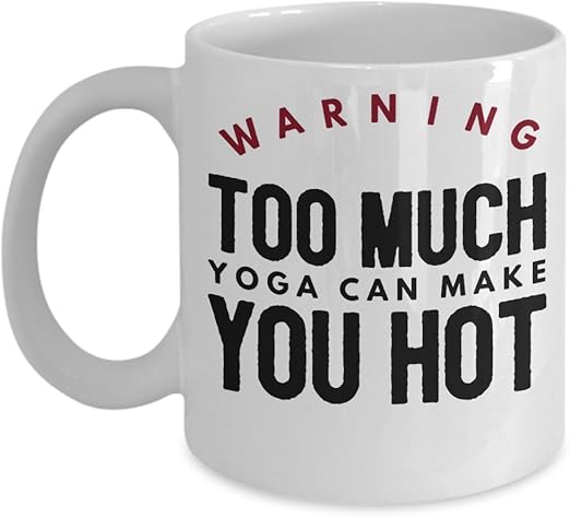 yoga coffee mug