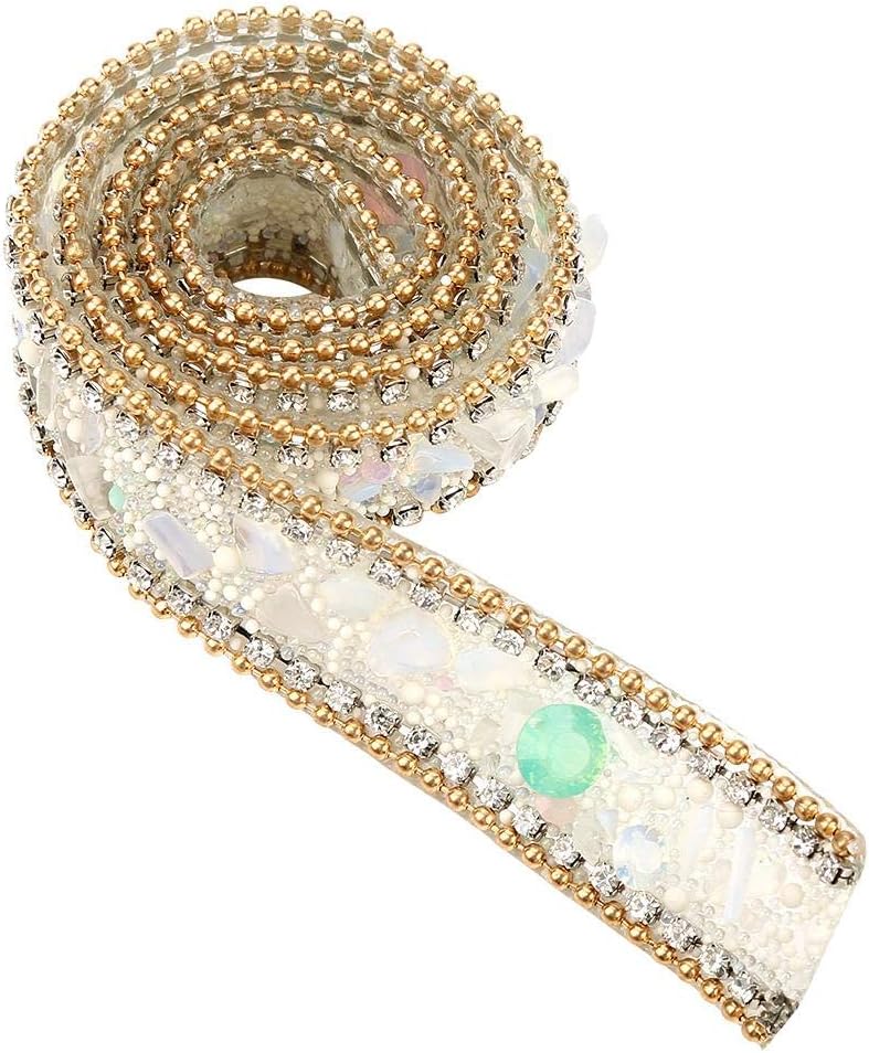 Ruban Diamant Strass Ticeed - 5 Rouleaux Autocollants Pour Déco DIY