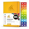 Clever Fox Daily Planner – Undated Planning Notebook with Hourly Schedule & To-Do List – Personal Day Task & Work Organizer, 6 Months (Amber Yellow)