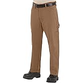 Bulwark Men's ComforTouch Dungaree Pant, Brown Duck, 28W x 30L