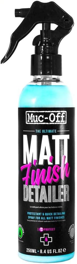 Muc-Off Matt Finish Detailer, Streak-Free Cleaning Spray for Matt and Satin Bike Frames