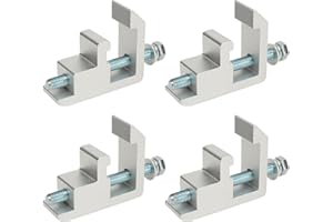 4 Pcs Truck Topper Clamps, Mounting Clamps, Truck Cap Topper Track Mounting Clamp N Truck Cap Mounting Clamp Replacement for 